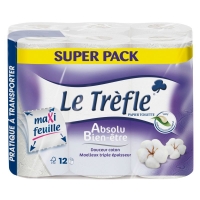 Spar Le Trefle Absolu Bien-être - Papier toilette - Douceur cocon - Moelleux triple é