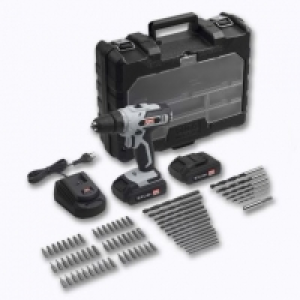 Coffret perceuse sans fil et 71 accessoires 49.99 €