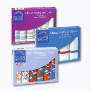 Colour Dream® Mouchoirs en tissu