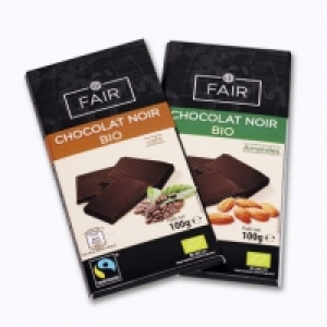 Fair® Chocolat noir Bio certifié Fairtrade