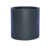 Castorama  Pot cylindre polystone gris Ø30 x h.30 cm