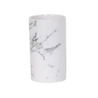 Castorama  Gobelet céramique effet marbre blanc Toscana