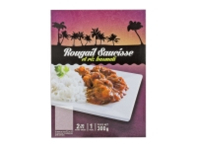 Rougail saucisse et riz basmati 1.99 €
