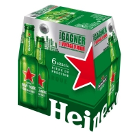 Spar Heineken Bière blonde - Bouteille - Alc. 5% vol. 6x25cl