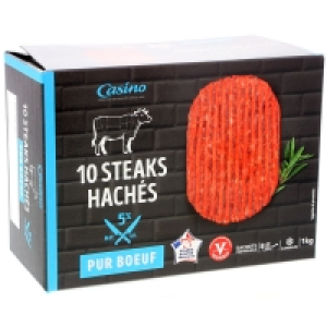 Steaks hâchés - Pur buf - 5% m.g. - x10 1kg 11.49 €