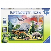 Toysrus  Puzzle 100 pièces Au milieu des dinosaures - Ravensburger