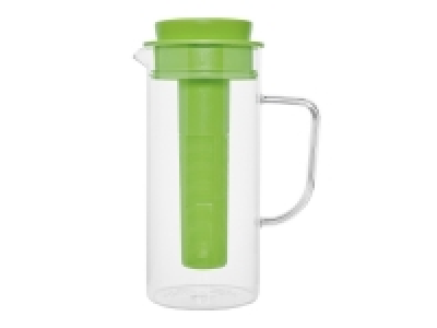 Lidl  Carafe en verre avec infuseur et tube rafraîchissant