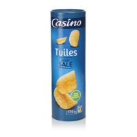 Spar Casino Tuiles - Biscuits apéritifs - Salé - Sans huile de palme 170g