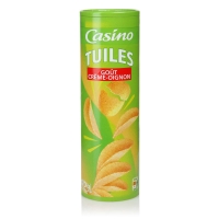 Spar Casino Tuiles - Biscuits apéritifs - Crème & oignon - Sans huile de palme 170