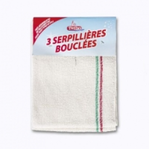 Aldi Twido Ménage® 3 Serpillières bouclées