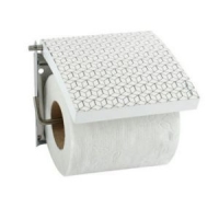 Castorama  Porte rouleau WC blanc Mozaik