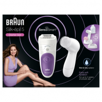 Auchan Braun BRAUN Epilateur SE 5-870 Sensor + Brosse Visage