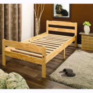 Home Creation® Lit en pin 1 personne