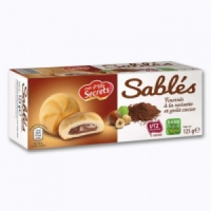 Aldi Mes Ptits Secrets® Sablés fourrés noisette