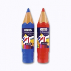 Expertiz® 24 Crayons de couleurs