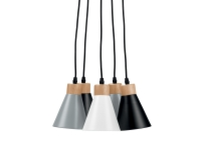 Suspension à LED avec 5 spots 27.99 €