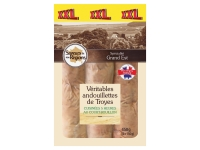 3 véritables andouillettes de Troyes 3.69 €