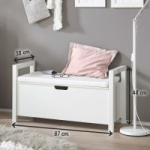 Home Creation® Banc avec coffre de rangement intégré