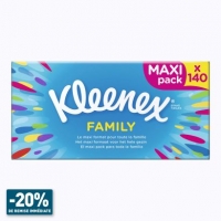 Aldi Kleenex® Family Mouchoirs maxi pack x 140