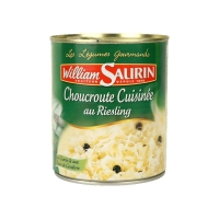 Spar William Saurin Choucroute cuisinée au Riesling - Aux cumin et baies de genièvre 810g