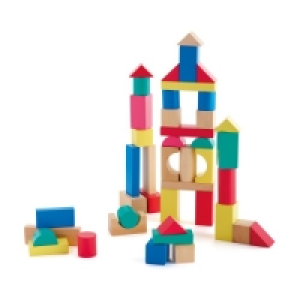 100 blocs de construction en bois 17.49 €