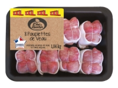 8 paupiettes de veau 9.19 €