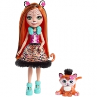 Toysrus  Enchantimals - Mini poupée et Animal - Tanzie Tigre
