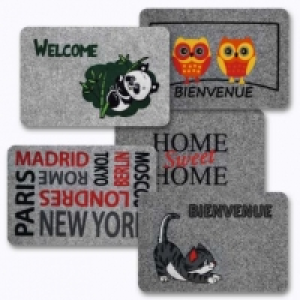 Tapis floqué