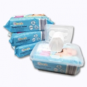 Aldi Chérubin® 4 Paquets de 80 lingettes bébé