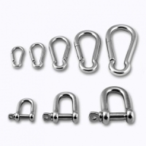 Duro® Lot de mousquetons ou manilles