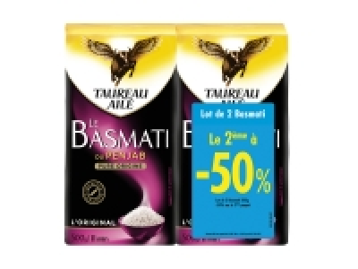 Taureau Ail&eacute; riz Basmati 3.49&nbsp;&euro;