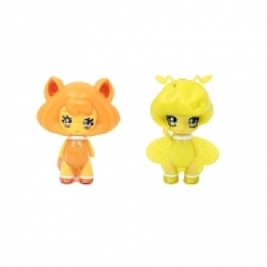 Toysrus  Glimmies - 2 figurines 6cm - Lumix et Hazelyn GLM013