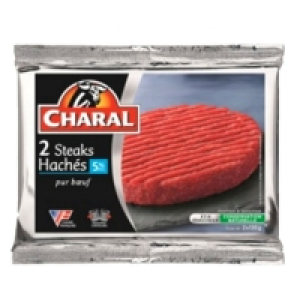 Steaks hachés - 5% mg 2x130g 5.65 €