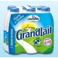 Spar Candia Grand Lait Grand Lait - Lait demi-écrémé 6x1l