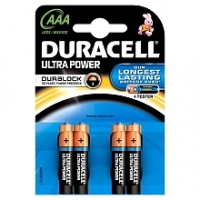 Toysrus  Duracell - Pack de 4 Piles Alcaline Ultra Power AAA (LR03)