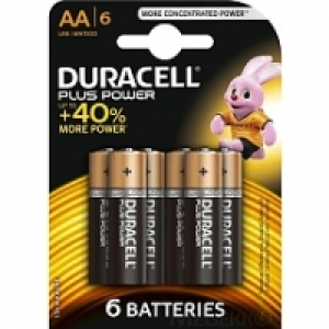 Duracell - Pack de 6 Piles Plus Power AA (LR06) 6.99 €