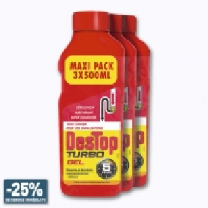 Destop®turbo Gel déboucheur canalisations