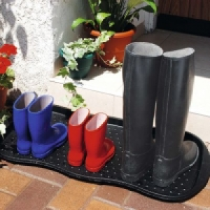 Home Creation® Lot de 2 tapis repose-chaussures