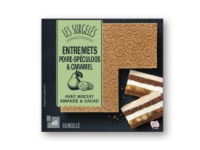 Entremets poire spéculoos et caramel 4.99 €
