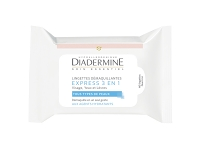 Diadermine lingettes démaquillantes express 3 en 1 2.56 €
