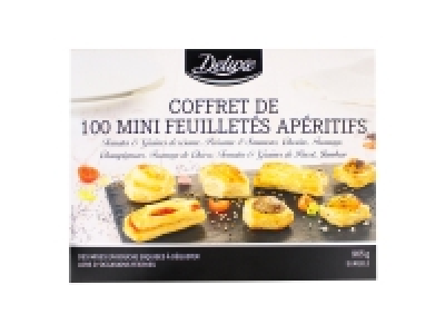 Coffret de 100 mini feuilletés apéritifs 5.19 €