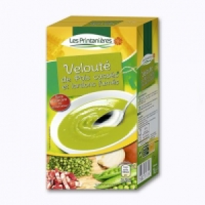 Aldi Les Printanières® Velouté de pois cassés et lardons fumés