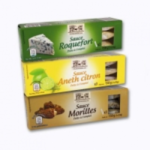 Aldi Morvandelles® Lot de 3 sauces individuelles en étui