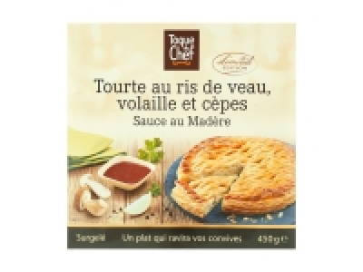 Tourte au ris de veau volaille et cèpes 4.29 €