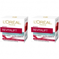 Auchan Loréal LORÉAL Lot de 2 REVITALIFT Soin Hydratant Texture Légère Anti-Rides +