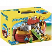 Toysrus  Playmobil 1.2.3 - Arche de noé transportable