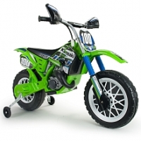 Toysrus  Injusa - Moto Électrique 6V - Moto Cross Kawasaki - Vert