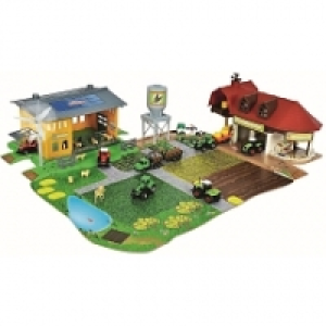 Coffret ferme avec tracteur, remorque et 60 accessoires