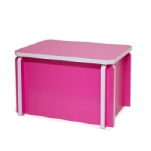 Banc coffre en carton rose 17.49 €