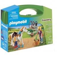 Auchan Playmobil PLAYMOBIL 9100 Country - Valisette Palefrenières